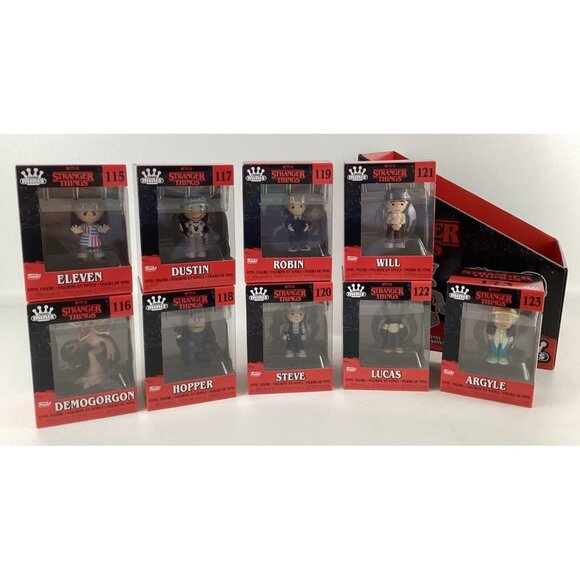 Stranger Things Funko Minis Netflix Vinyl Figures Season 4 Complete Set of 9 New - Picture 3 of 16